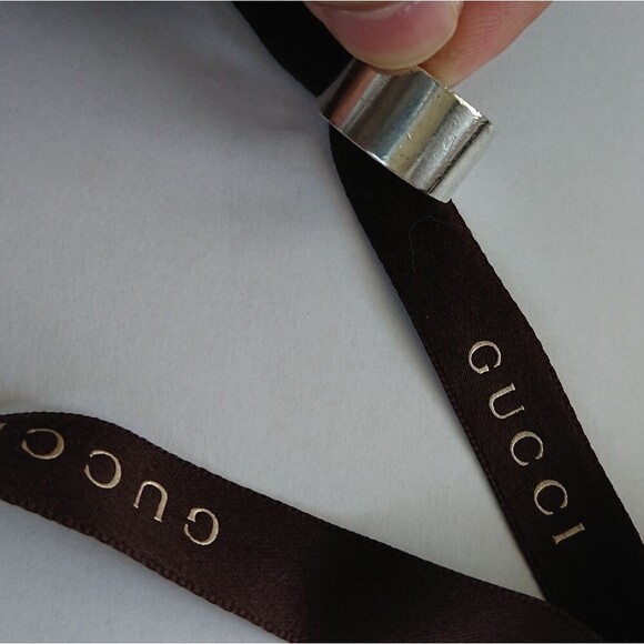 Gucci sterling silver ring Size 19 - Picture 4 of 8